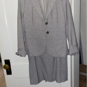 Banana Rebublic Beige Skirt Suit